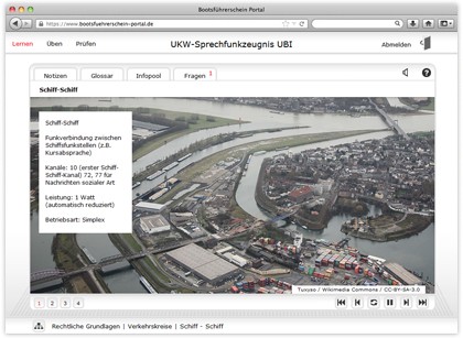 Onlinekurs UBI - UKW-Sprechfunkzeugnis - 8 Wochen Zugang